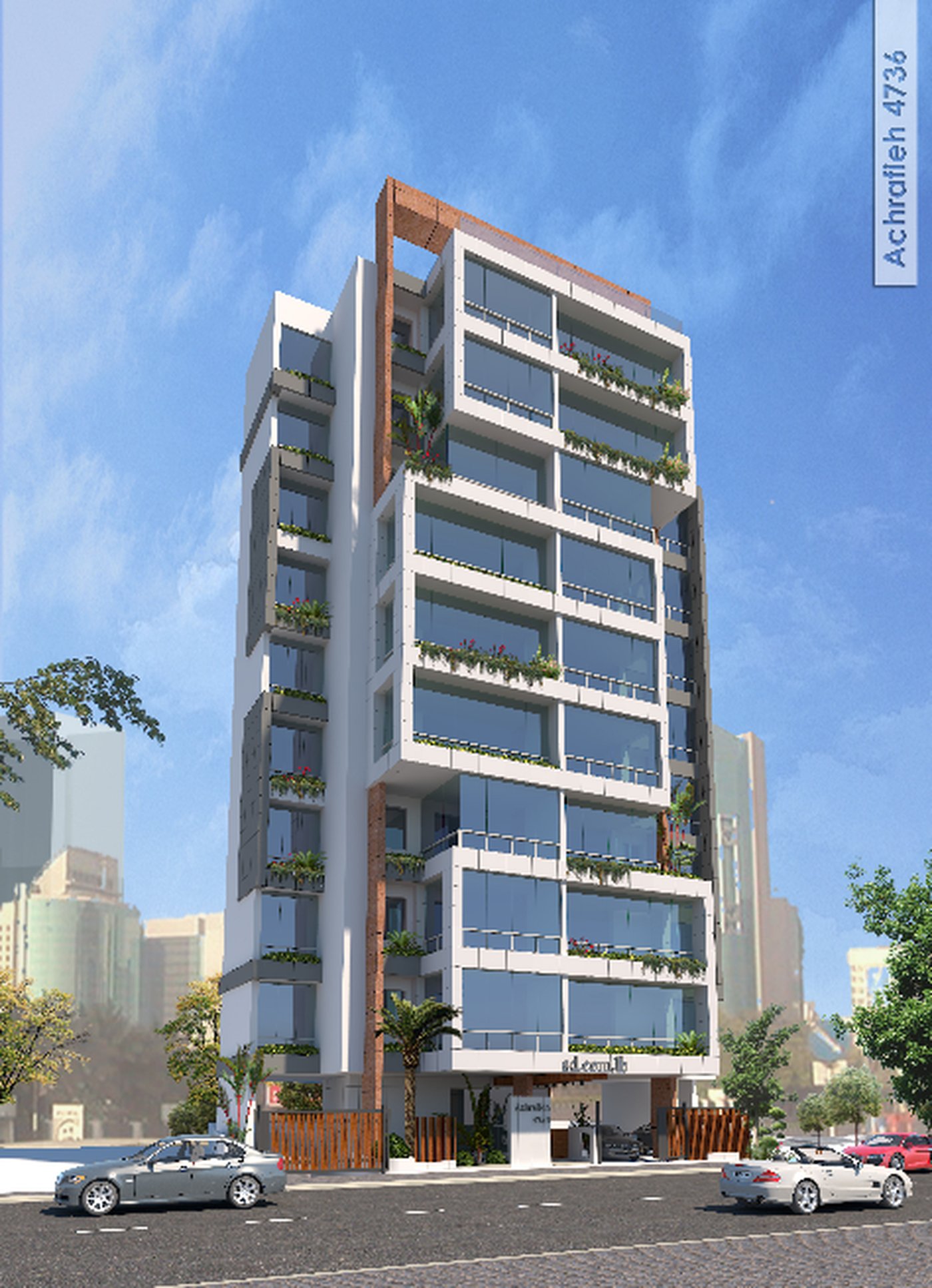 Ashrafieh 4736 &mdash; exterior render