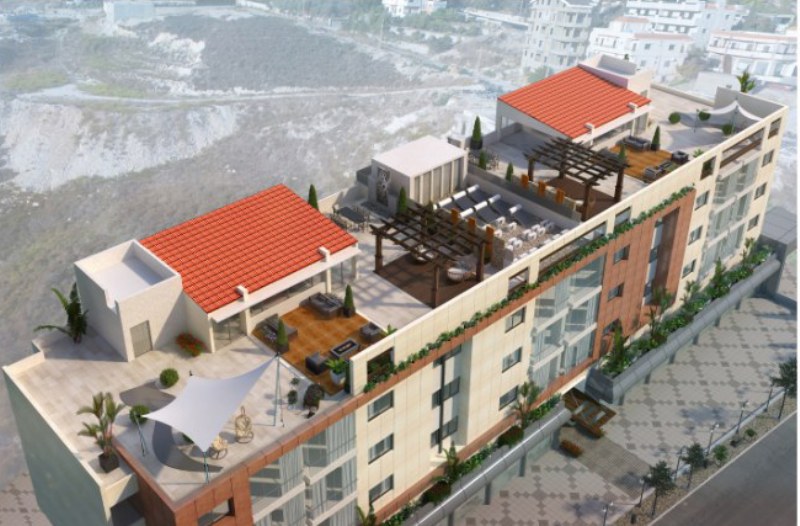 Bhamdoun al Mahatta &mdash; aerial rooftop view