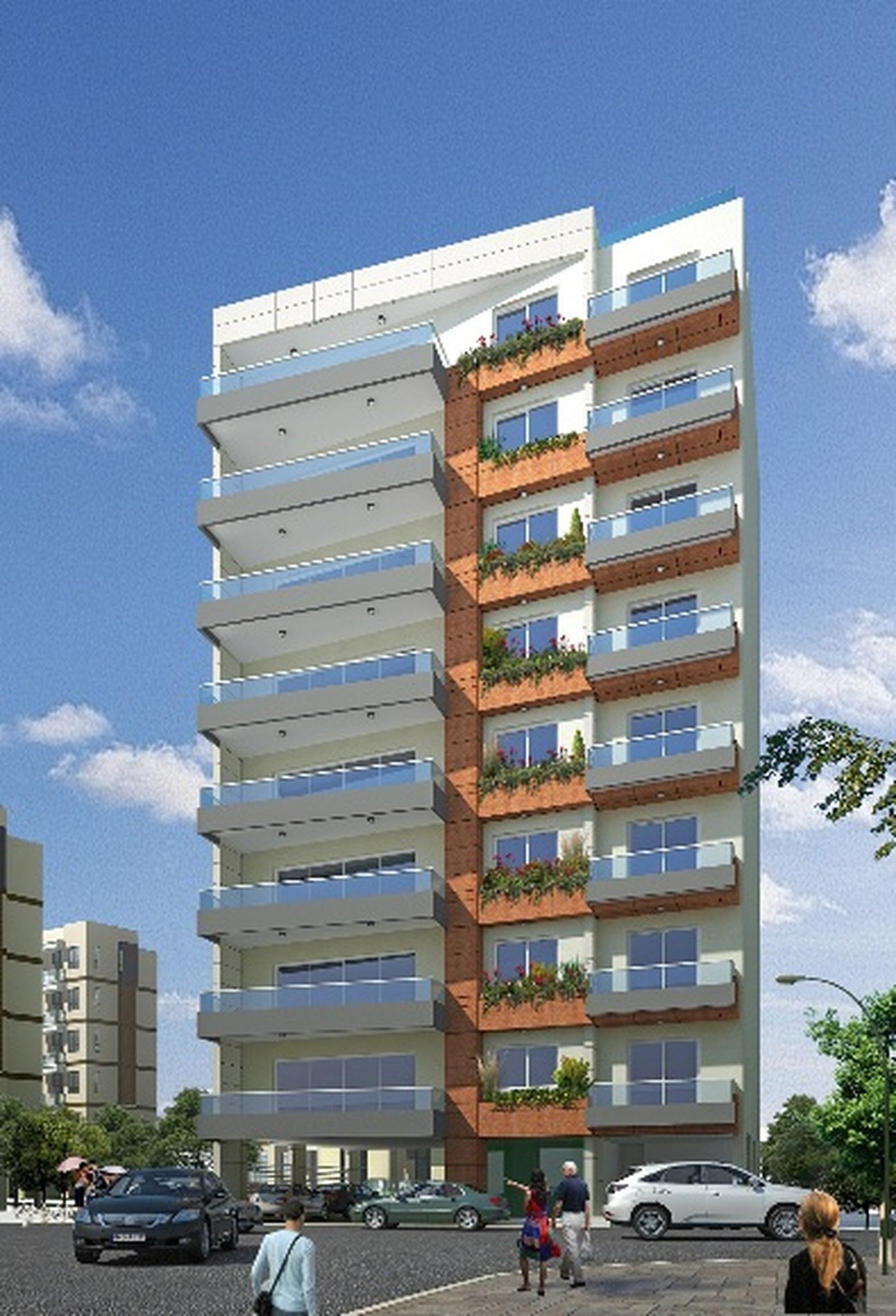 Clemenceau 1161 &mdash; architectural render